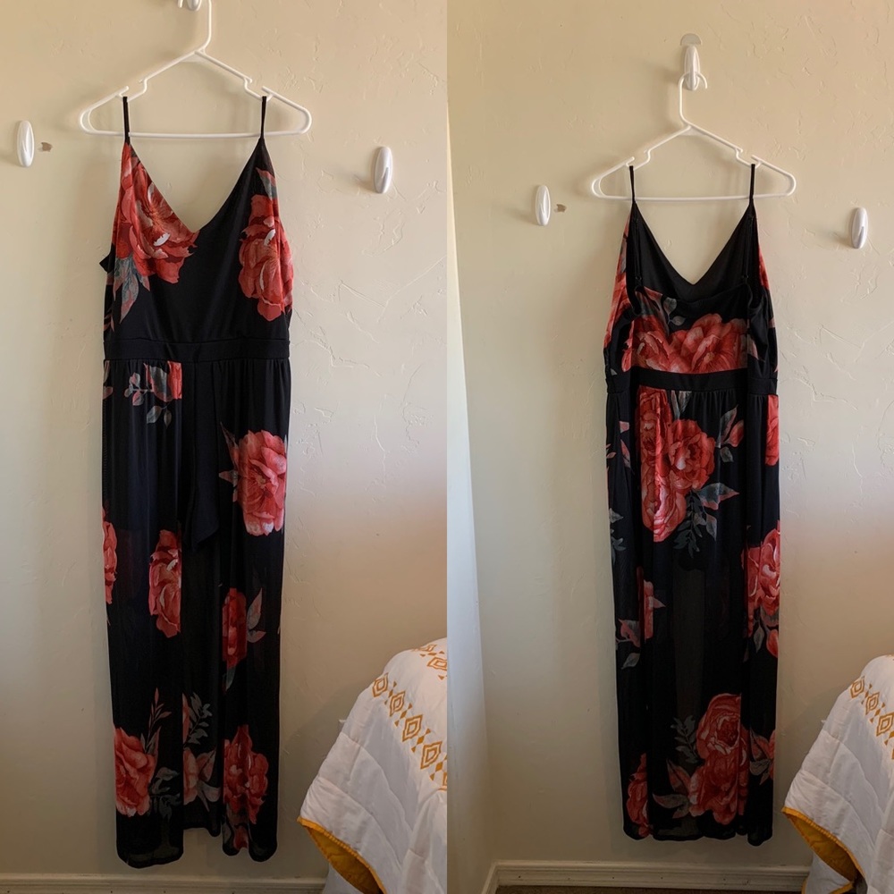 Plus size romper maxi